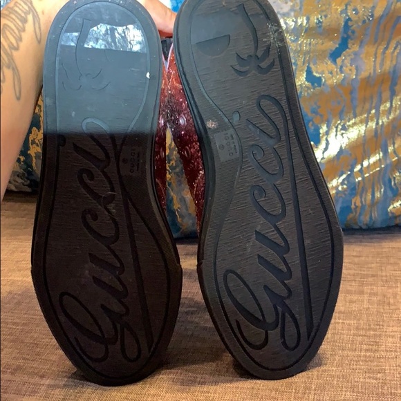 Pink Glitter Gucci Sneakers - Picture 7 of 7